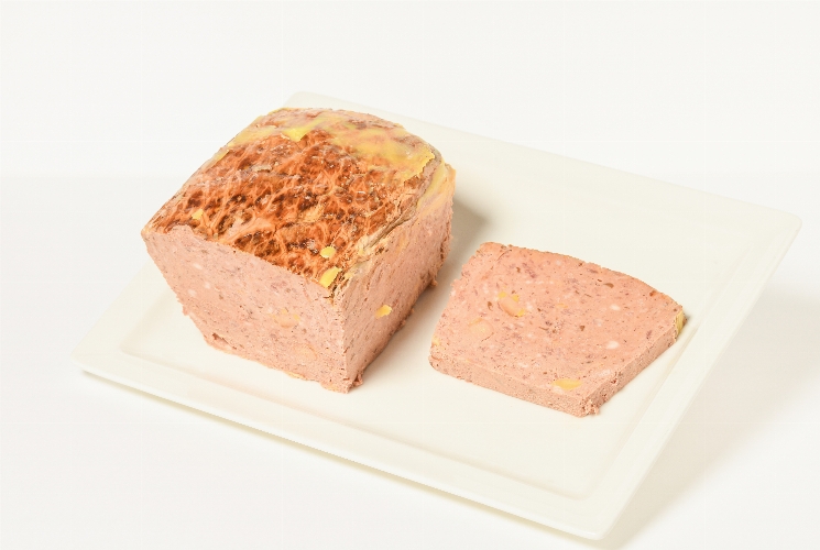 Terrine au foie de canard & aux girolles (20% de foie gras de canard)