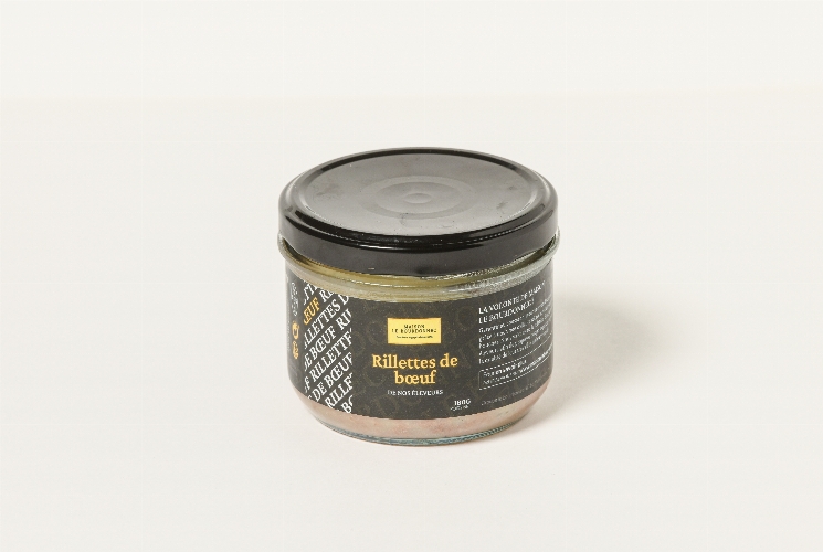Rillette de bœuf de nos éleveurs