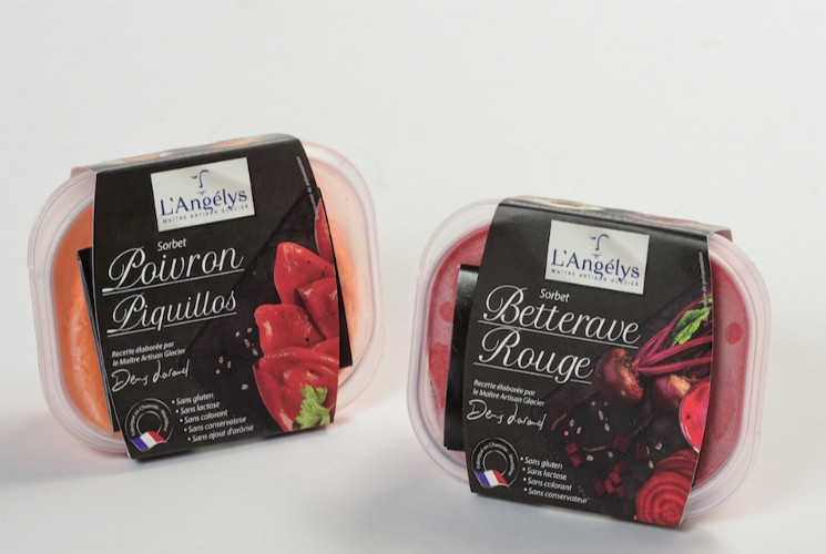 Sorbet Piquillos et Sorbet Betterave rouge L’Angelys