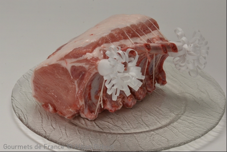Carré de porc fermier élevé en plein air