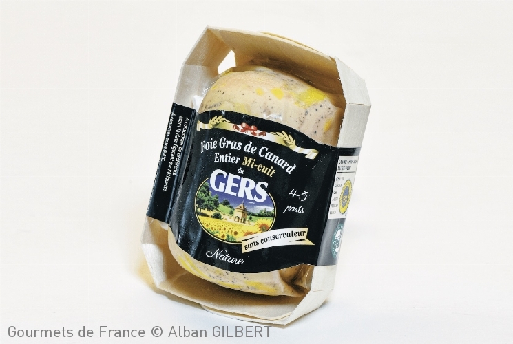 Lobe de Foie Gras de Canard mi-cuit 250g Gers Distribution