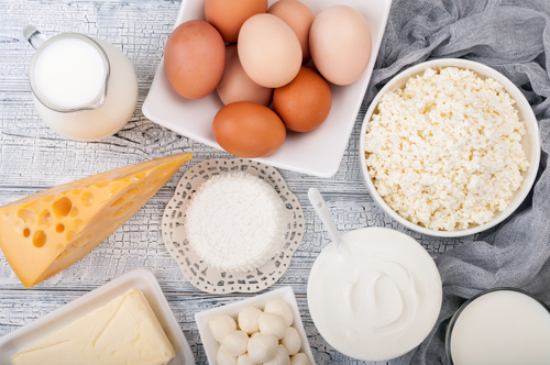 Œufs et produits laitiers