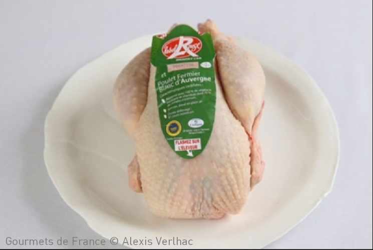 Poulet fermier blanc d’Auvergne