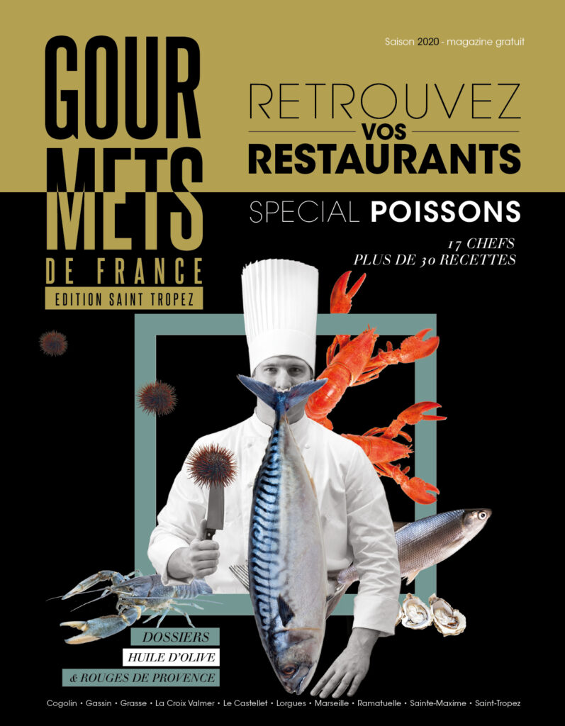 Couv Gourmets de France 2020 Edition Saint Tropez Special Poissons