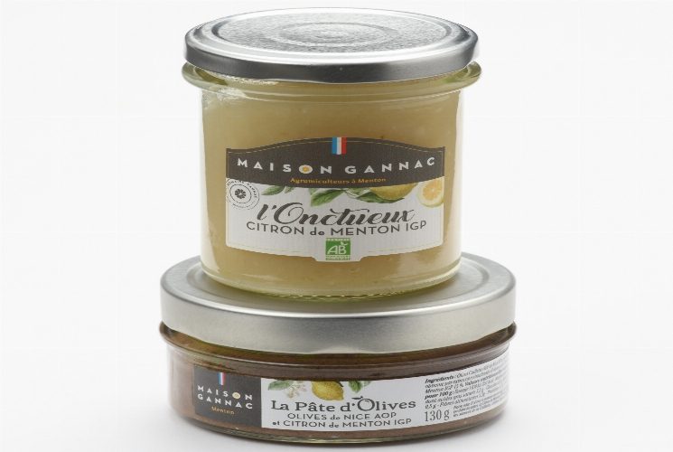 L'Onctueux de citron de menton IGP / La Pâte d'olives de nice AOP et citron de menton IGP