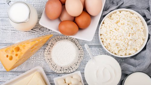 oeufs et produits laitiers